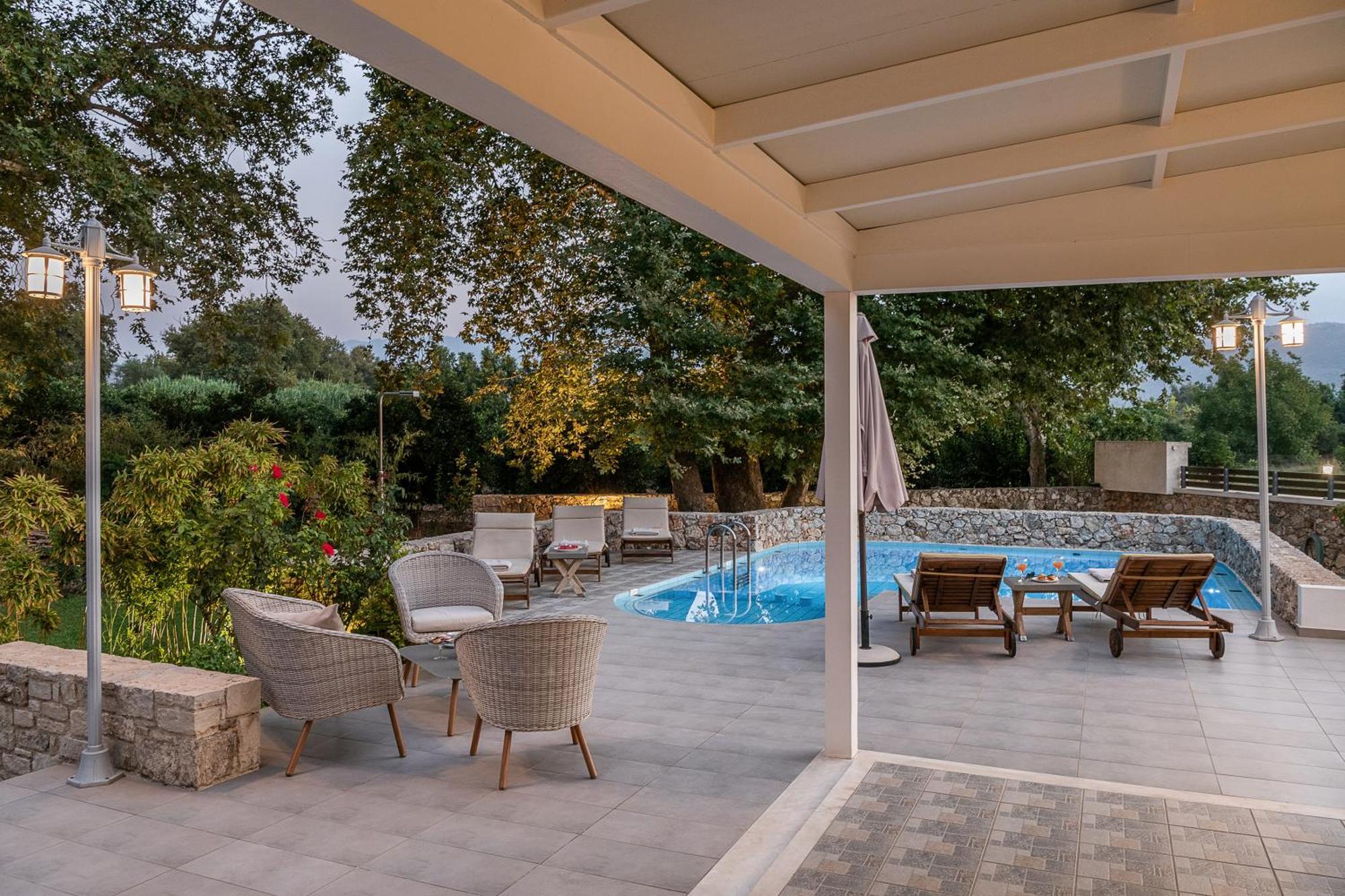 Villa Nature, Heated Pool Kalýves Eksteriør bilde