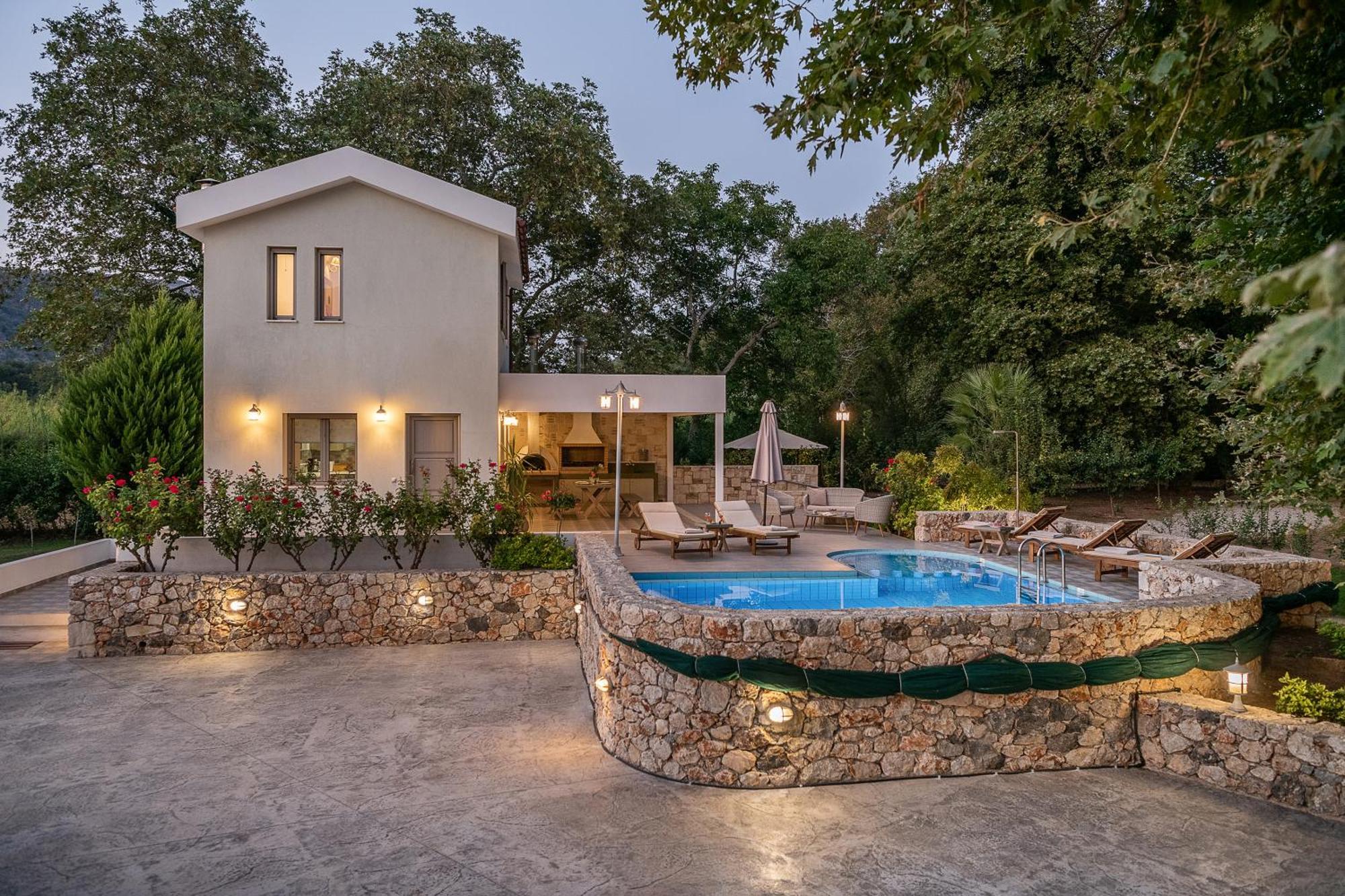 Villa Nature, Heated Pool Kalýves Eksteriør bilde