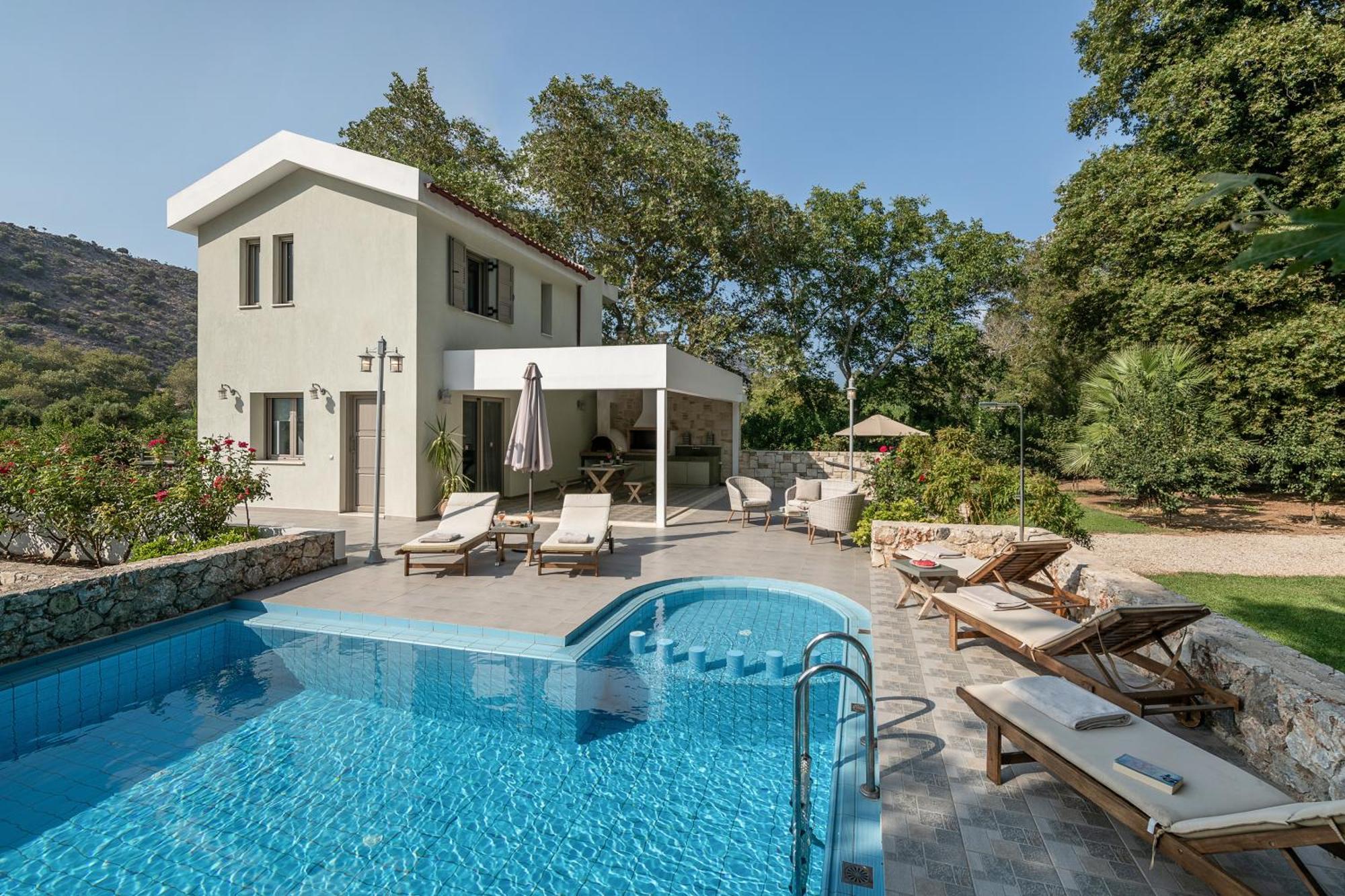 Villa Nature, Heated Pool Kalýves Eksteriør bilde