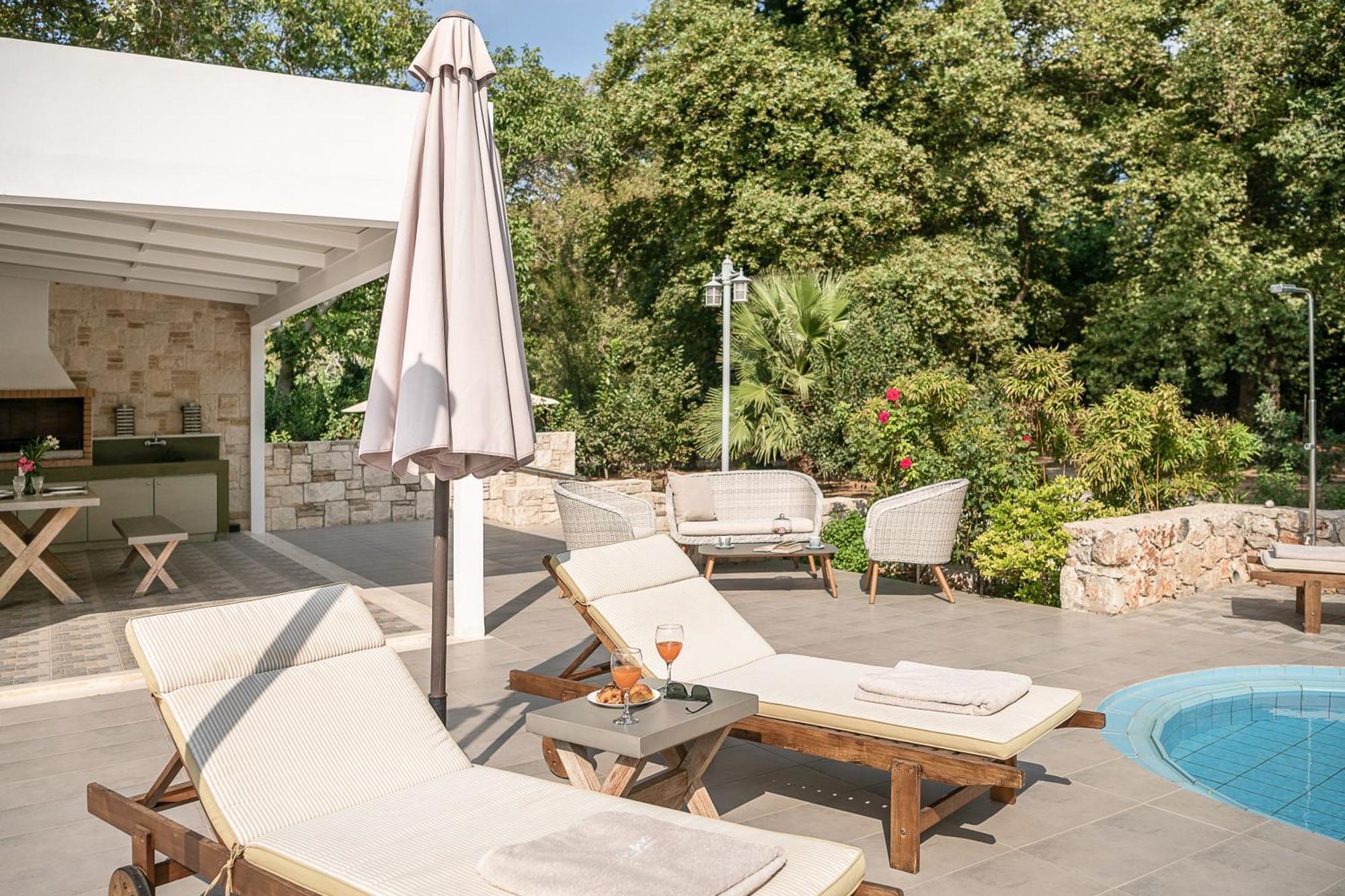 Villa Nature, Heated Pool Kalýves Eksteriør bilde