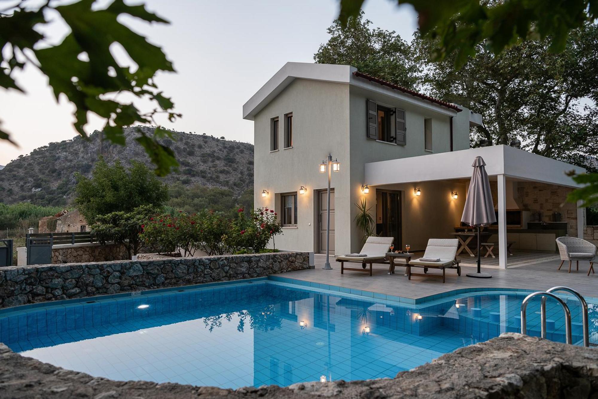 Villa Nature, Heated Pool Kalýves Eksteriør bilde