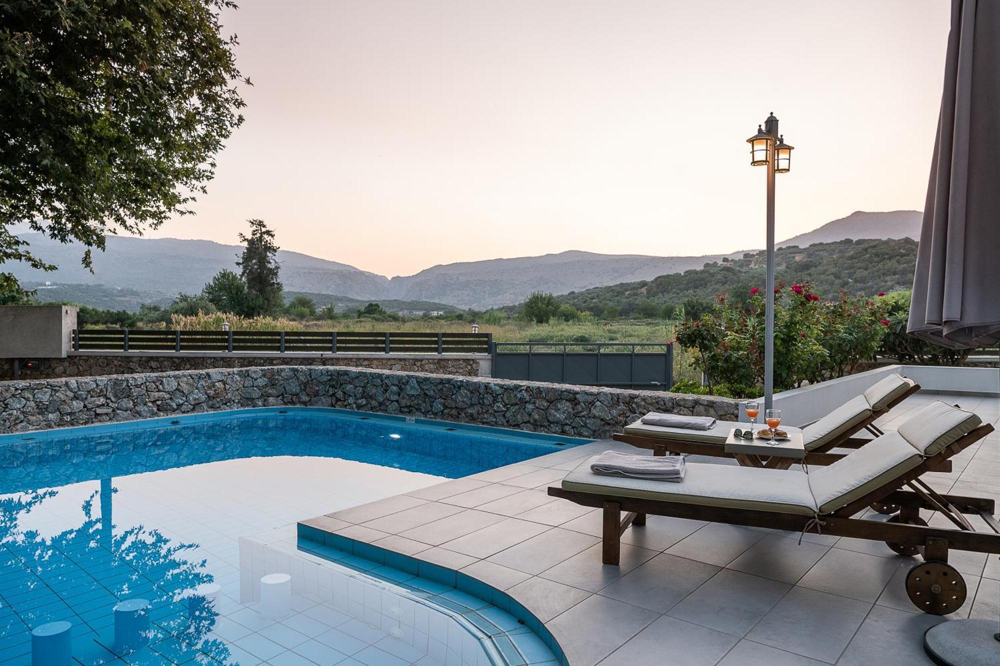 Villa Nature, Heated Pool Kalýves Eksteriør bilde